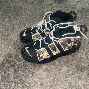 Nike Air More Uptempo Black Camo 6.5Y